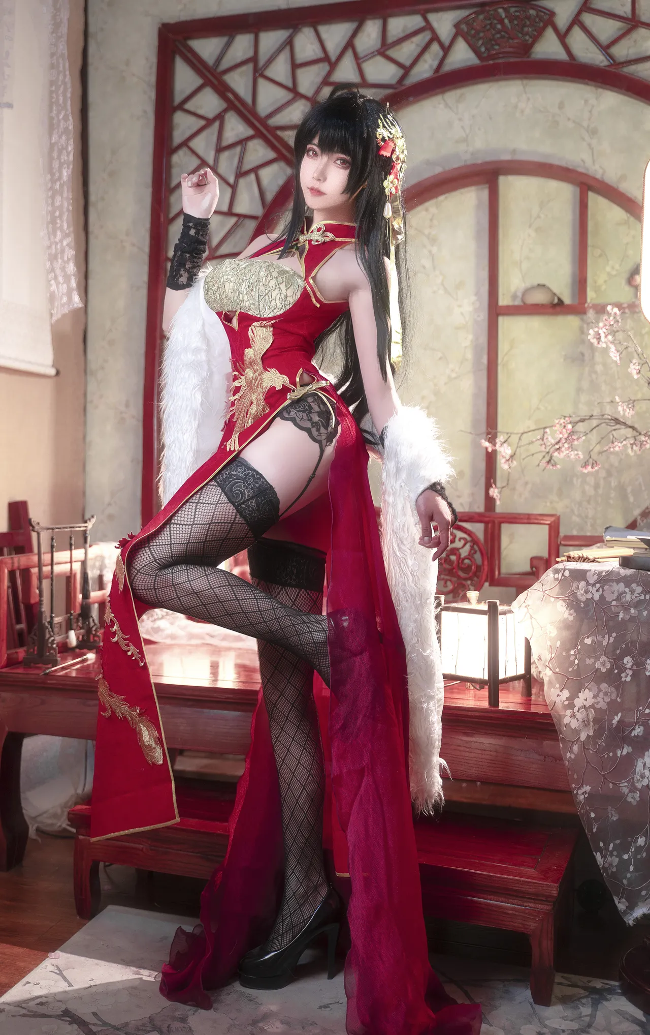 Seya狮砸 - 碧蓝航线 大凤 旗袍-erohere5.webp